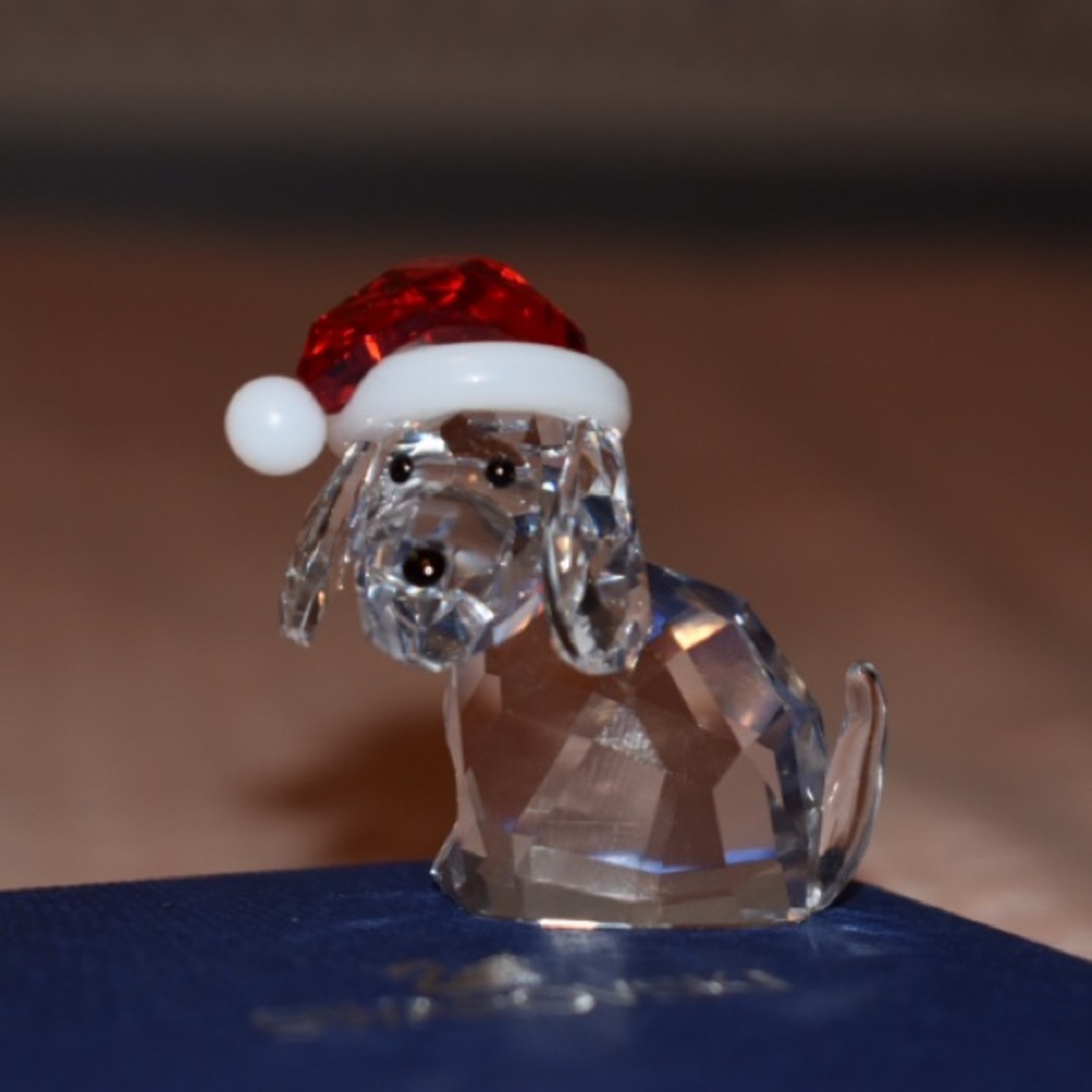 Swarovski Christmas dog🐶